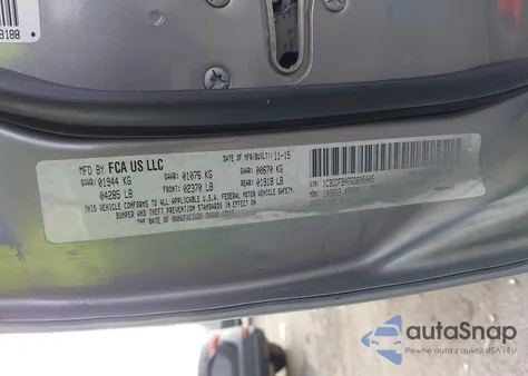 2016 Dodge Dart Sxt z USA, uszkodzony, nr VIN 1C3CDFBA7GD605005